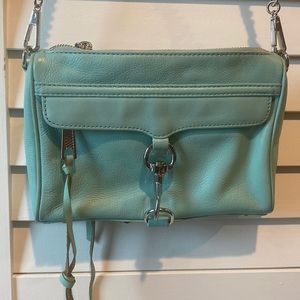Rebecca Minkoff Mini Mac Crossbody Mint Green